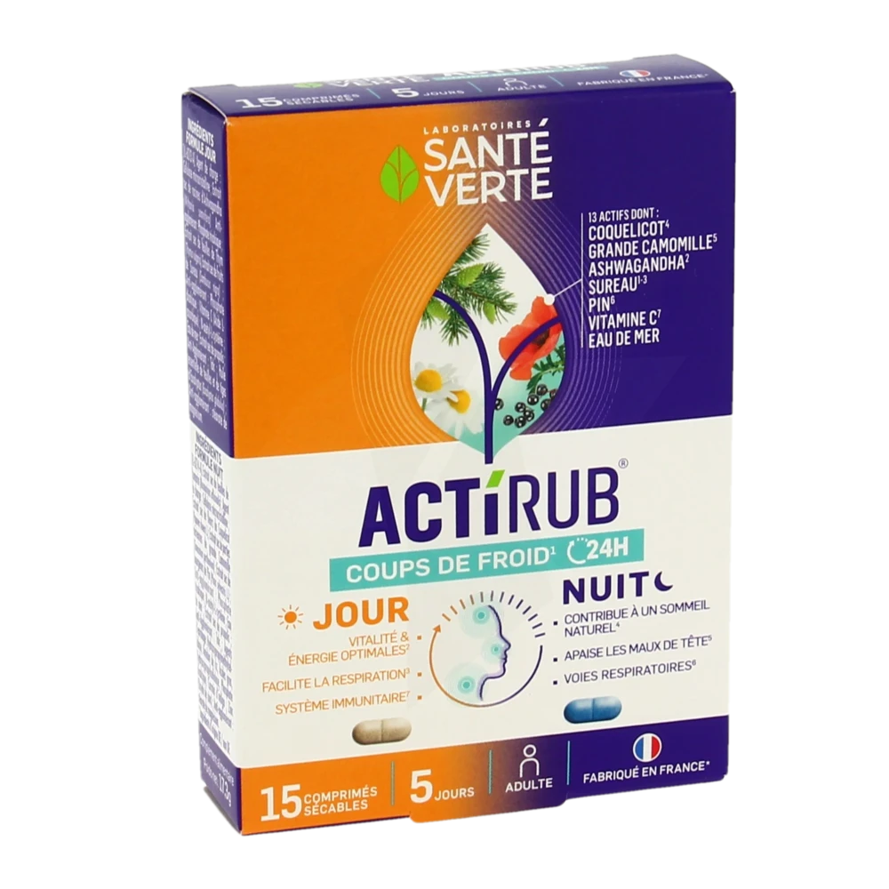 Actirub Jour Nuit Cpr B/15