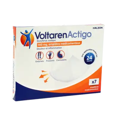 Voltarenactigo 140 Mg, Emplâtre Médicamenteux à VANNES