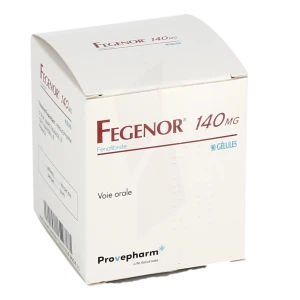 Fegenor 140 Mg, Gélule