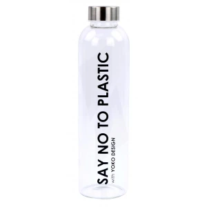 Yoko Design Bouteille En Verre 750ml Say No To Plastic