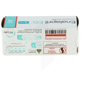 Enalapril Eg 5 Mg, Comprimé Sécable