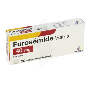 Furosemide Viatris 40 Mg, Comprimé Sécable
