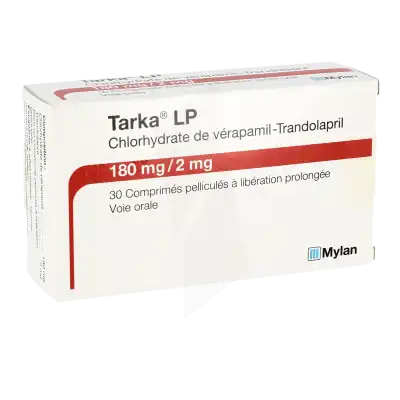 Tarka Lp 180 Mg/2 Mg, Comprimé Pelliculé à Libération Prolongée à COLLONGES-SOUS-SALEVE