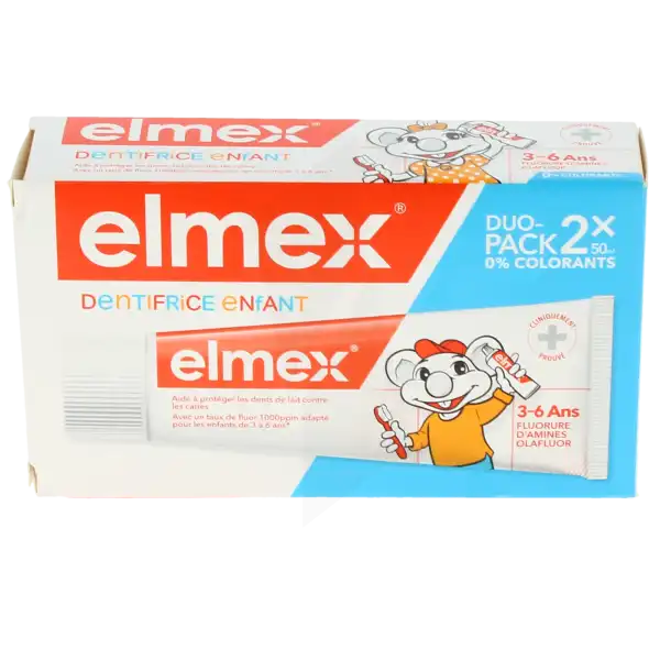 Elmex Enfant Dentifrice 3-6 Ans 2t/50ml