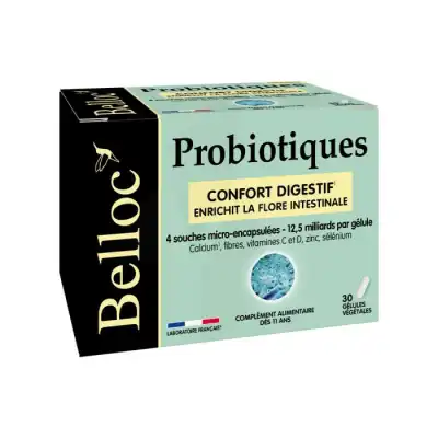 Belloc Probiotiques Gélules B/30 à AUCAMVILLE