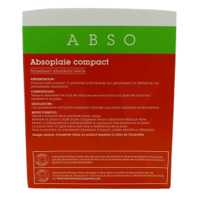 Absoplaie Compact Pans Abs Non-adh 10x20  Boîte De 10