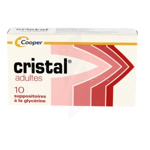 Cristal Adultes, Suppositoire