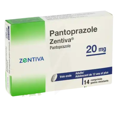 Pantoprazole Zentiva 20 Mg, Comprimé Gastro-résistant à NANTERRE