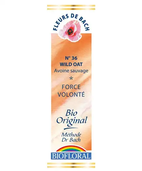 Biofloral Fleurs De Bach N°36 Wild Oat Elixir