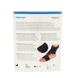 Aircast Podalib Releveur De Pied L Noir