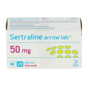 Sertraline Arrow Lab 50 Mg, Gélule