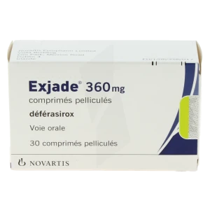 Exjade 360 Mg, Comprimé Pelliculé