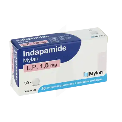 Indapamide Viatris Lp 1,5 Mg, Comprimé Pelliculé à Libération Prolongée à Dreux