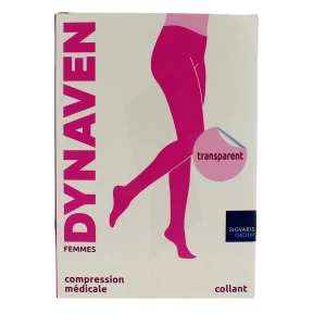 Sigvaris Dynaven Transparent Collant Confort Classe 2 Beige Clair Long M