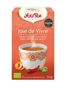 Yogi Tea Tisane Ayurvédique Joie De Vivre Bio 17 Sachets/1,8g à Saint-Mandrier-sur-Mer