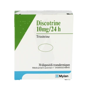 Discotrine 10 Mg/24 Heures, Dispositif Transdermique