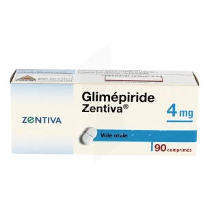 Glimepiride Zentiva 4 Mg, Comprimé