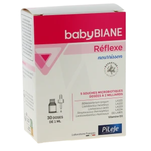 Pileje Babybiane Réflexe Nourrisson Solution Buvable Flacon Compte-gouttes De 30 Ml