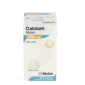 Calcium Viatris 500 Mg, Comprimé à Sucer Ou à Croquer