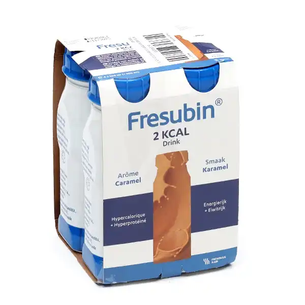 Fresubin 2 Kcal Drink Nutriment Caramel 4bouteilles/200ml