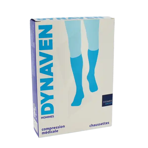 Dynaven Fin Chaussettes  Homme Classe 2 Gris Xx Large Long