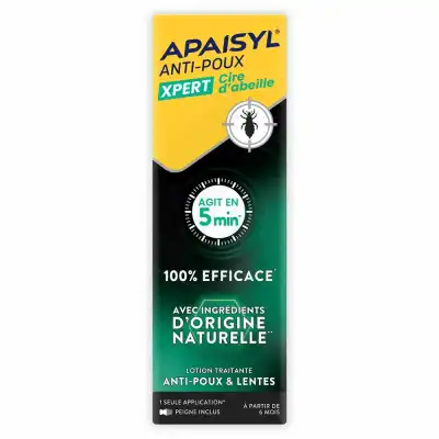 Apaisyl Anti-poux Xpert Cire D'abeille Lotion Fl/200ml à YZEURE