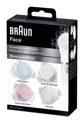 Braun Face Edition Bonus 4 Brosses De Remplacement à SEYNOD