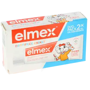 Elmex Enfant Dentifrice 3-6 Ans 2t/50ml à ODOS