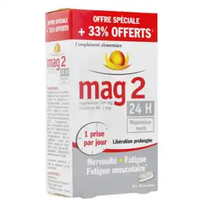 Acheter Mag 2 24H Comprimés LP Nervosité et Fatigue B/45+15 Offert à Genas