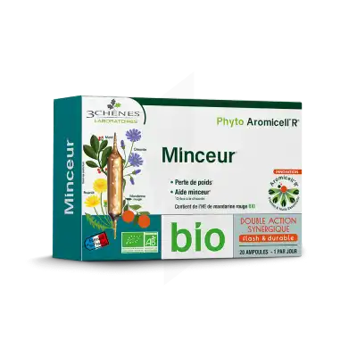Phyto Aromicell'r Minceur Solution Buvable Bio 20 Ampoules /10ml à Bouc-Bel-Air