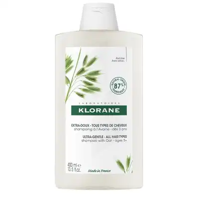 Klorane Capillaire Shampooing Avoine Bio Fl/400ml à Saint-Médard-en-Jalles