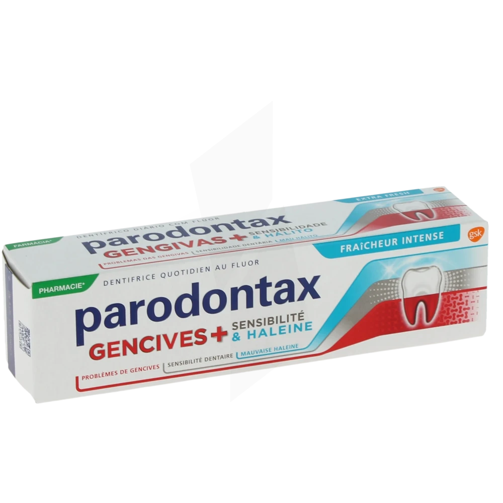 Parodontax Gencives + Sensibilite Dentifrice Haleine FraÎcheur Intense T/75ml