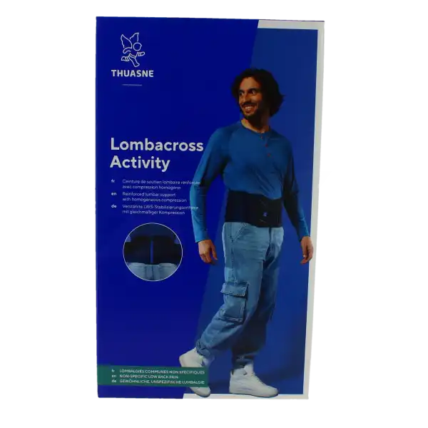 Thuasne Lombacross Activity Ceinture Lombaire Hauteur 26cm Taille 5