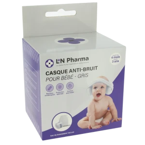 L2n Casque Anti-bruit Gris Bébé