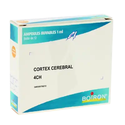 Boiron Cortex Cerebral 4ch Solution Buvable En Ampoules Boîte De 12 Ampoules à La-Valette-du-Var