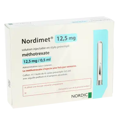 Nordimet 12,5 Mg, Solution Injectable En Stylo Prérempli à FLEURANCE