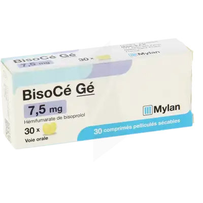 Bisoce 7,5 Mg, Comprimé Pelliculé Sécable à LIEUSAINT
