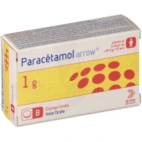 Paracetamol Arrow 1 G, Comprimé Plq/8