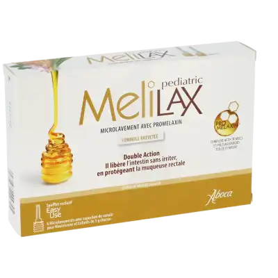 Aboca Melilax Pediatric Gel Rectal Microlavement 6t/5g à Saint-Sébastien-sur-Loire