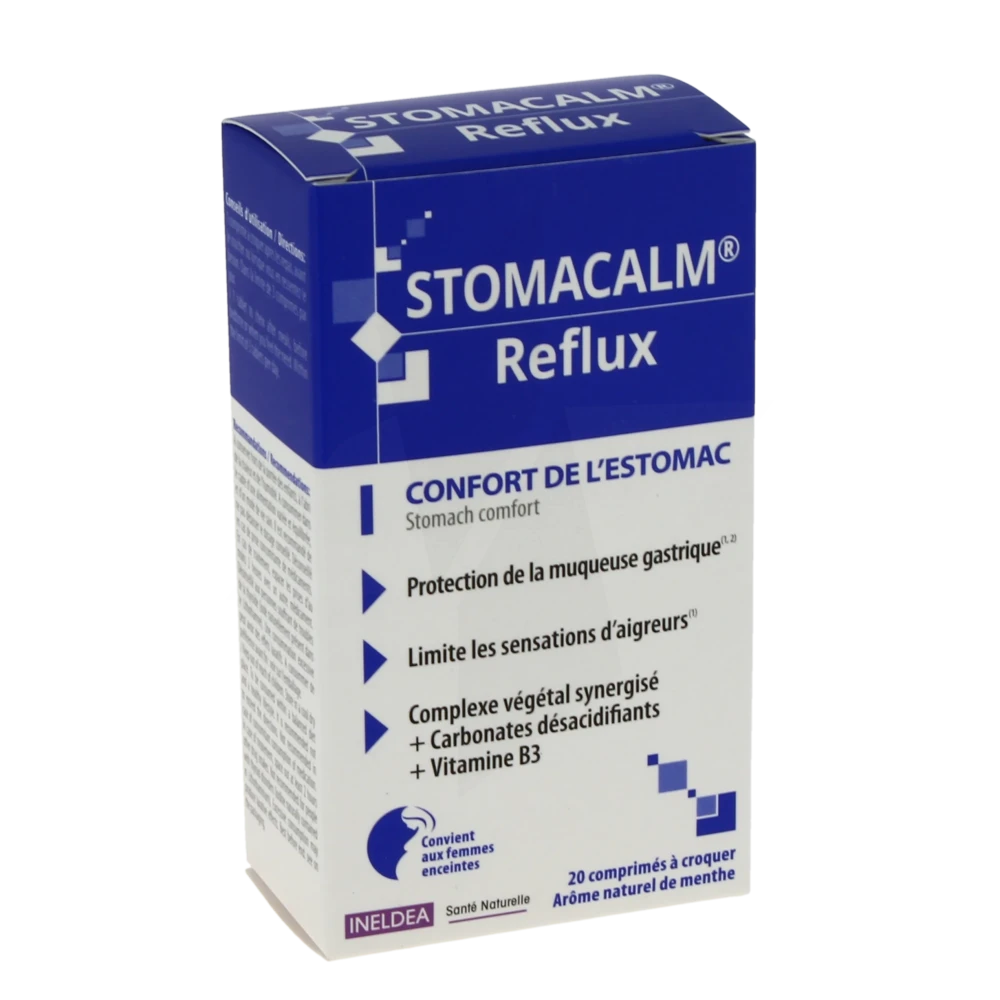 Stomacalm Reflux Confort De L'estomac Comprimés à Croquer B/20