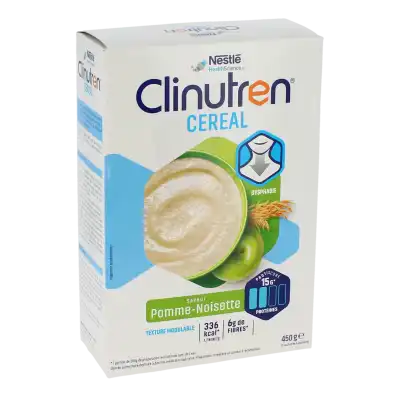 Clinutren Cereal Nutriment Pomme Noisette B/450g à CHASSE SUR RHÔNE