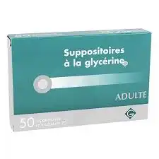 Gilbert Suppositoires Glycerine Adulte, Bt 50 à Paris