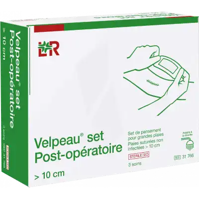 Velpeauset Set Pansement Post-opératoire Moyennes Plaies Boîte De 3 à Ferney-Voltaire