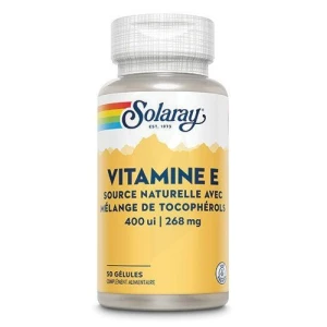 Solaray Vitamine E 400 Ui 268mg Gélules B/50