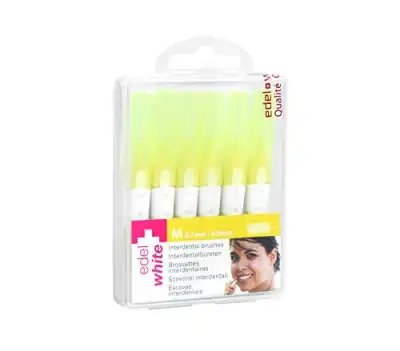 Edel+white Brossette Inter-dentaire Jaune 0,7mm B/6 à RUMILLY