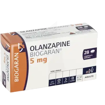 Olanzapine Biogaran 5 Mg, Comprimé Enrobé à RUMILLY
