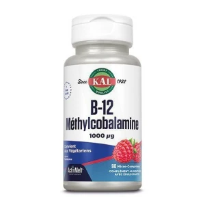 Kal Vitamine B12 Méthylcobalamine 1000 µg Micro-comprimés à Faire Fondre Dans La Bouche b/90