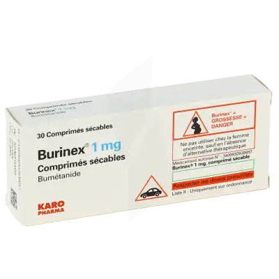 Burinex 1 Mg, Comprimé à Angers