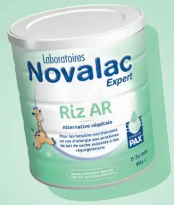 Novalac Expert Riz Ar Lait En Poudre 0-36mois B/800g à Clamart