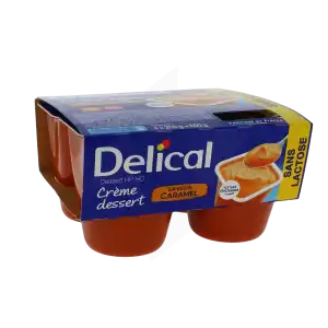 Delical Crème Dess Ss Lact Nutrim Caramel 4/200 G à Trelissac